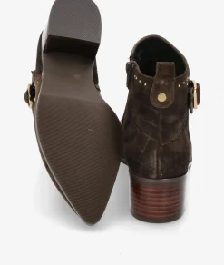Botines Stephen AllenLAUR-14 38330-C3 en coco marrón