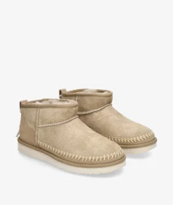 Botines UGGCLASSIC ULTRA MINI BIARRITZ en beige