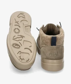 Botines Walk in PitasGARDA en serraje taupe