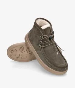 Botines Walk in PitasONTARIO en serraje gris