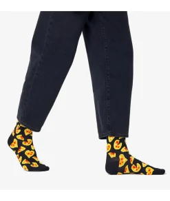 Calcetínes unisex HAPPY SOCKS PLS01-6300 en negro