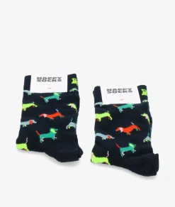 Calcetínes unisex HAPPY SOCKS PUL01-6500 en azul marino