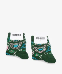 Calcetínes unisex HAPPY SOCKS P000086 en verde