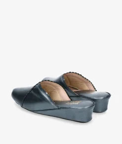 Chinela KOSMA 6558 en jeans metalizado