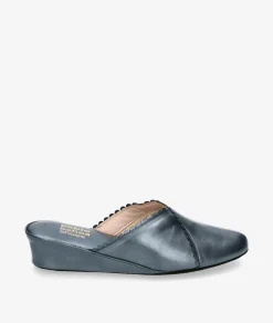 Chinela KOSMA 6558 en jeans metalizado