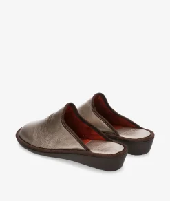 Chinela Nordikas 281-O/8F en taupe metalizado