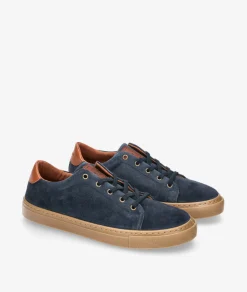 Deportivos bloom&youCHLOE MAN en serraje azul