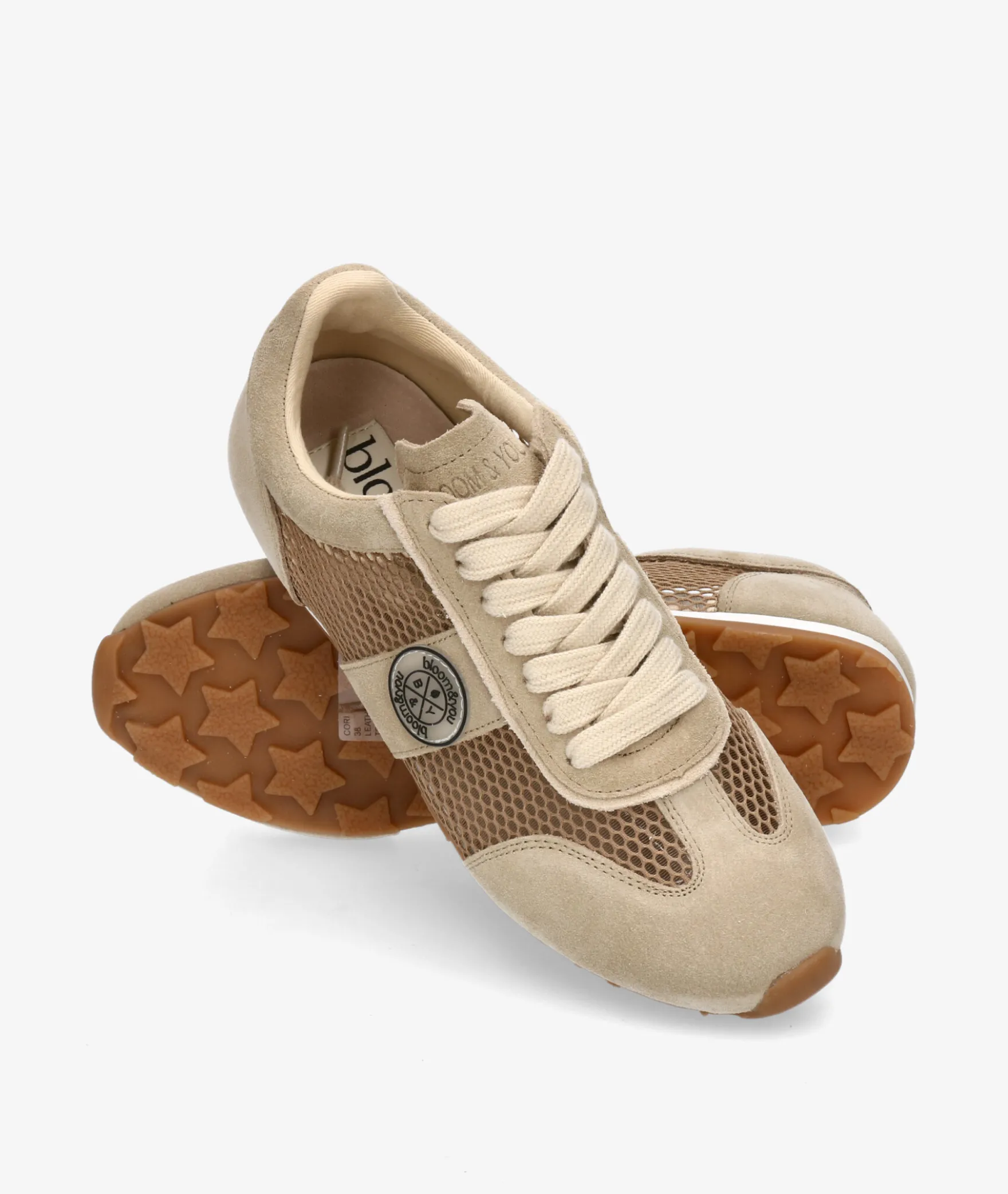 Deportivos bloom&youCORI en serraje taupe