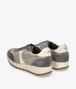 Deportivos bloom&youONA en serraje gris