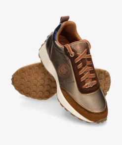 Deportivos Carmela162699 en taupe metalizado