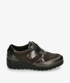 Deportivos DOCTOR CUTILLAS45418 en taupe metalizado