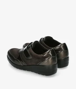 Deportivos DOCTOR CUTILLAS45418 en taupe metalizado