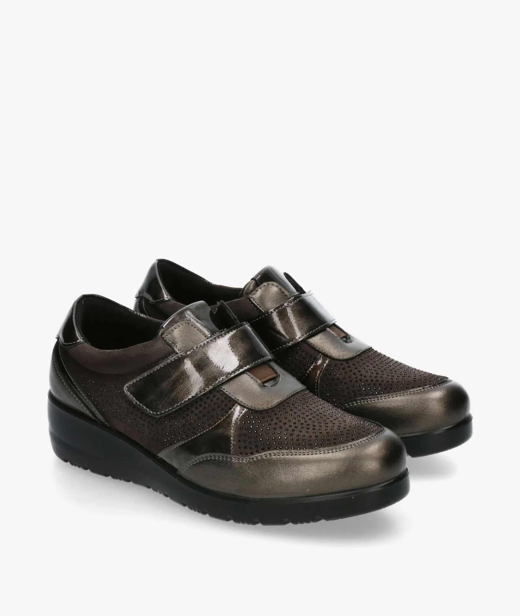 Deportivos DOCTOR CUTILLAS45418 en taupe metalizado