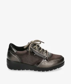 Deportivos DOCTOR CUTILLAS45411 en taupe metalizado