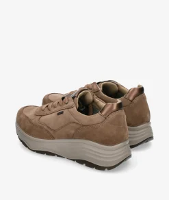 Deportivos Igi&Co8657022 en serraje taupe