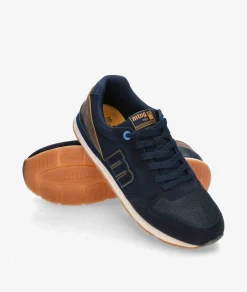 Deportivos Mustang84467 en azul marino