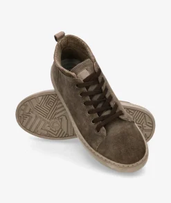 Deportivos Natural World6721 en serraje kaki