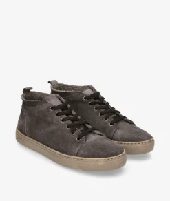 Deportivos Natural World6721 en serraje gris