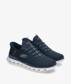 Deportivos Skechers 233010 en azul marino