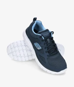 Deportivos Skechers 52635 en azul marino
