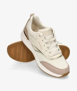 Deportivos Skechers 177342 en hueso
