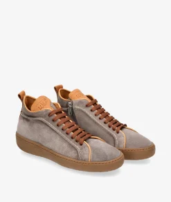 Deportivos Walk & FlyEST-03-104 en serraje taupe