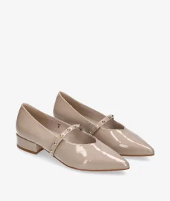 Merceditas Stephen Allen K19123-29 PAN en charol taupe