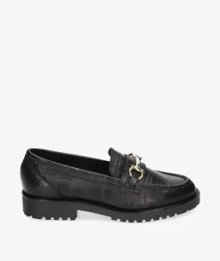 Mocasines Funny Lola 3136 en coco negro