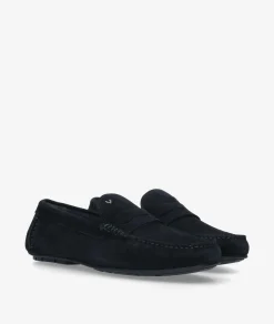 Mocasines MARTINELLI 1411-2496 en serraje azul