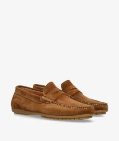 Mocasines pabloochoa.shoes 82223 en serraje cuero