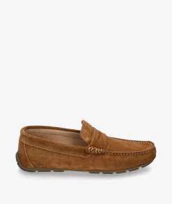 Mocasines Traveris 33720 en serraje cuero