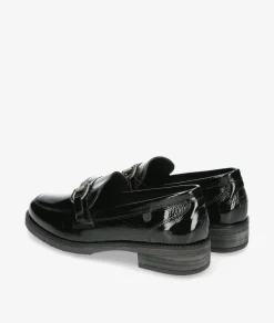 Mocasines Valeria´s 1537 en charol negro