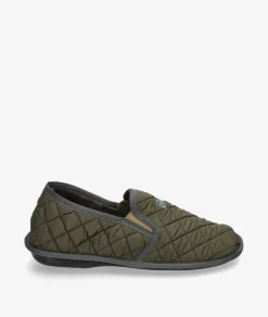 Zapatillas de casa Bio Relax1566 en caki