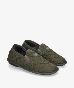 Zapatillas de casa Bio Relax1566 en caki