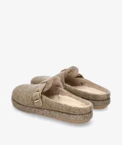 Zapatillas de casa Bio Relax12079 en beige
