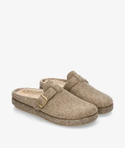 Zapatillas de casa Bio Relax12079 en beige