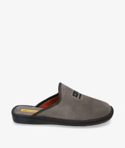 Zapatillas de casa Nordikas236/F en serraje gris