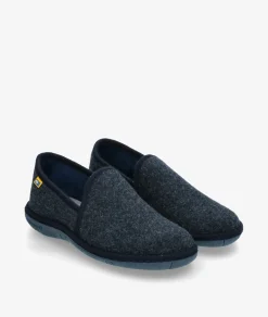 Zapatillas de casa Nordikas2631 en azul marino