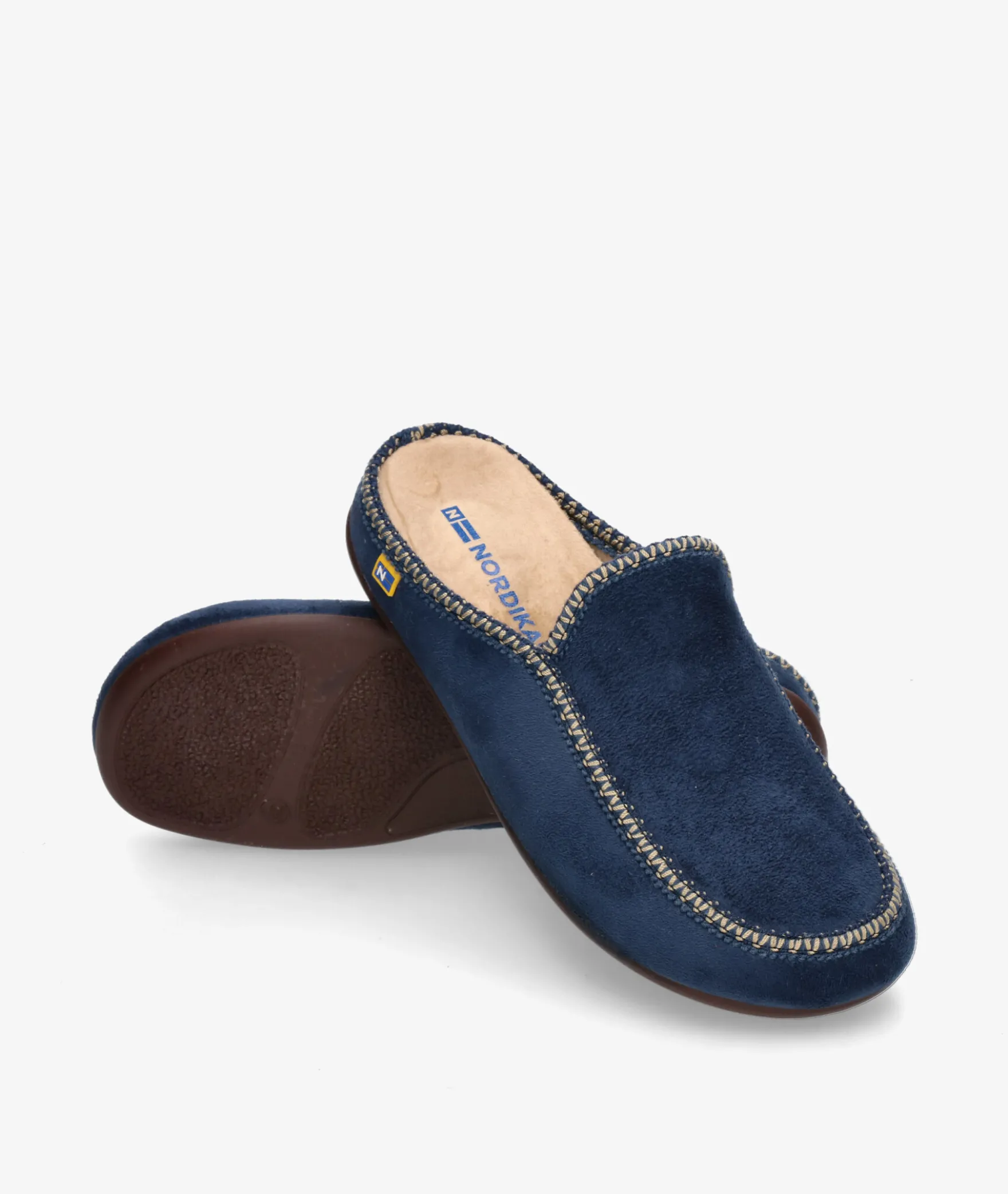 Zapatillas de casa Nordikas2195 en azul marino