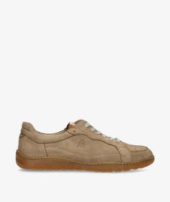 Zapatos casual Fluchos F2220 en nobuck taupe