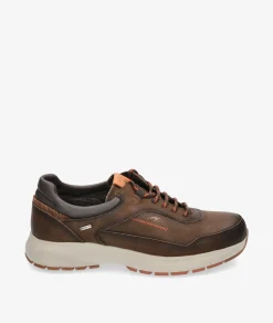 Zapatos casual Fluchos F2069 en nobuck marrón