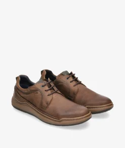 Zapatos casual Fluchos F2033 en nobuck marrón