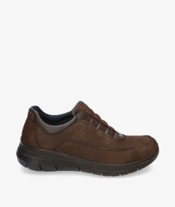 Zapatos casual LUISETTI 36101 NO en nobuck marrón