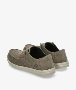 Zapatos casual Skechers 66384 en topo