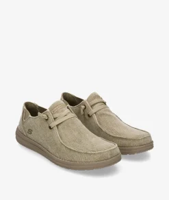 Zapatos casual Skechers 66387 en beige