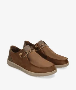 Zapatos casual Skechers 210107 en cuero