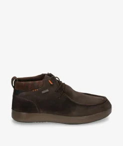 Zapatos casual St. Gallen POLI-02 en serraje marrón