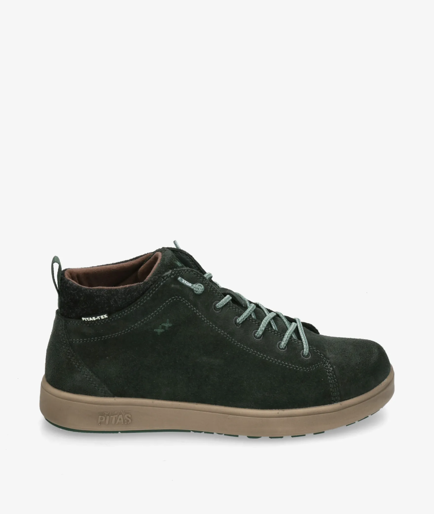 Zapatos casual Walk in Pitas AUSTIN en serraje kaki