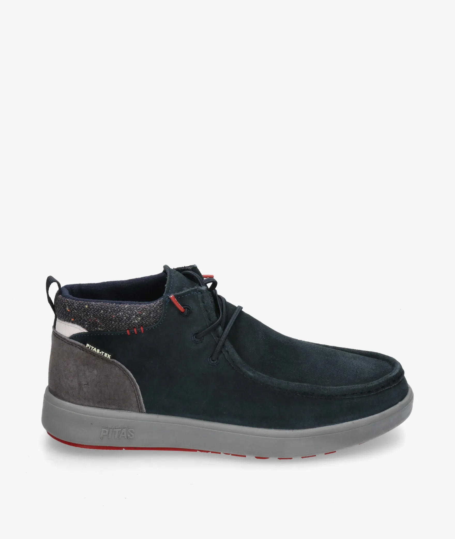 Zapatos casual Walk in Pitas BAIKAL en serraje azul