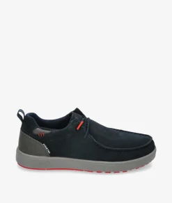 Zapatos casual Walk in Pitas ARAL en serraje azul